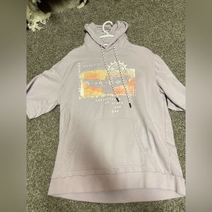 Oversized short sleeve sweatshirt